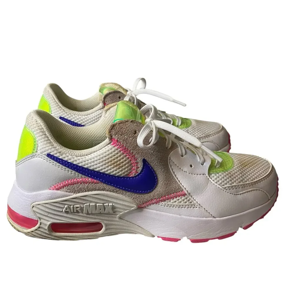 Nike Womens Air Max Excee DD2955-100 White Casual Shoes Sneakers Size 7.5